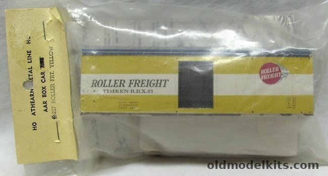 Menzies 1/87 Timken Roller Freight AAR Metal Box Car Craftsman Kit - (Ex-Athearn) - Bagged, 4-227 plastic model kit